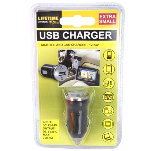 Mini USB Ladeger�t f�r Zigarettenanz�nder 12/24V Mini Adapter Ladeadapter Auto