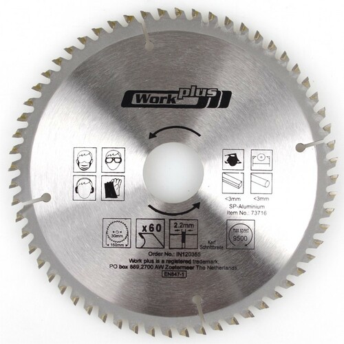 Kreiss�geblatt 160mmx60T f�r Aluminium Kunststoff NE-Metalle S�geblatt