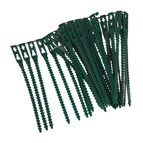 Pflanzenbinder 40 St�ck in gr�n ca. 16,5cm Pflanzen Binder