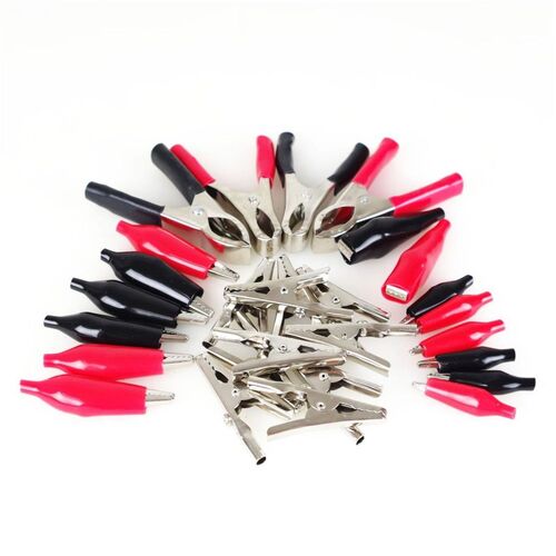 Krokodilklemmen Set 28teilig sortiert Abgreifklemmen Krokoklemmen Pr�fklemmen