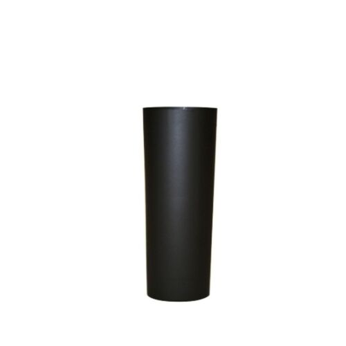 Ofenrohr 2mm 130mmx250mm Senotherm hitzebest�ndig lackiert schwarz