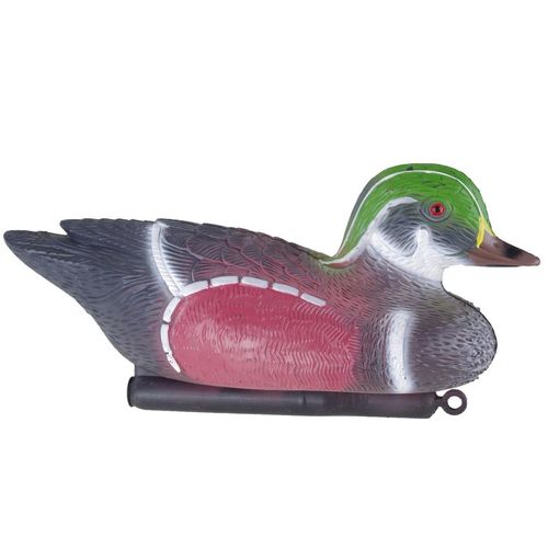 Schwimmente Brautente 29cm Kunststoff Teichente Ente Mandarinente Teichdeko