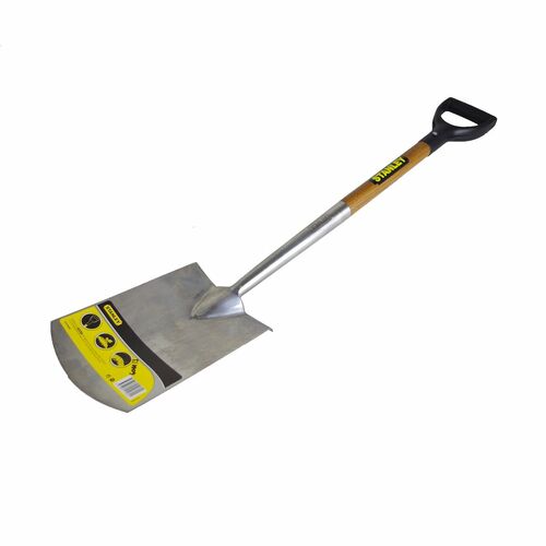 Spaten Holzstiel Schaufel Randschaufel mit D-Griff Gartenspaten Allzweckspaten