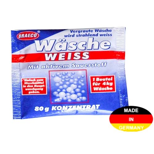 W�sche Wei� Waschmittel Konzentrat f�r Wei�es 80�g Spezialwaschmittel Reinigung