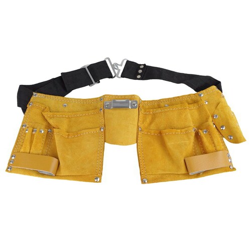 Werkzeugg�rtel Leder 11 Taschen verstellbar Werkzeugtasche Handwerkerg�rtel