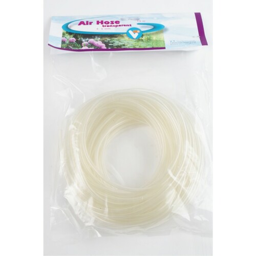 Luftschlauch 4/6 mm transparent Anschlussschlauch Pumpenschlauch 15m Kunststoff