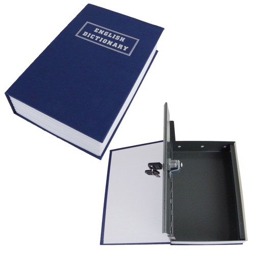 Buchtresor Buchsafe English Dictionary 24x16x6cm Geldversteck Schloss Safe