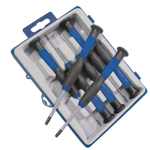 Feinmechaniker Schraubendreherset 7tlg.TX CV-Mo Schraubenzieherset Werkzeugset