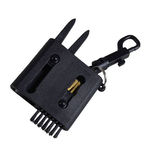 Golfwerkzeug Golf B�rsten Tees Ballmarker Pitchgabel Golfset mit Karabiner Tool