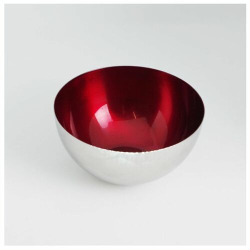  Casablanca Leuchter Preston Burgund, Edelstahl 10cm