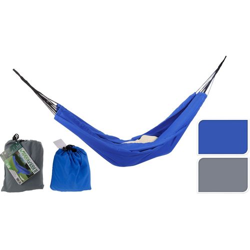 H�ngematte 100x200cm Farbe blau oder grau H�ngeliege H�ngesitz 100kg Reisematte