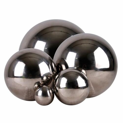 Edelstahlkugel poliert 5-28cm Gartenkugel Schwimmkugel Deko Kugel Edelstahl