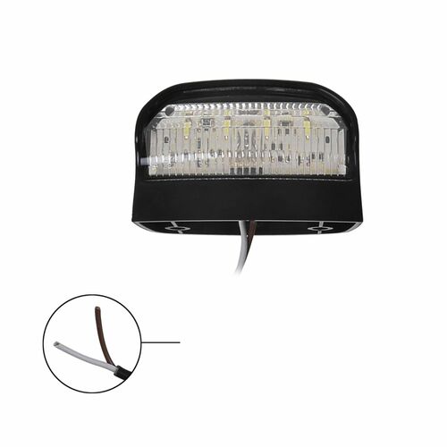 Kennzeichenleuchte 70x42mm 4LED Nummernschildbeleuchtung Kennzeichenbeleuchtung