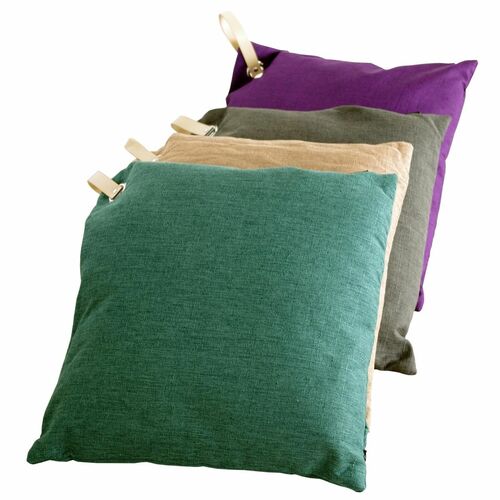 Dekokissen Catch 45x45cm Polyester lila grn anthrazit oder braun Kuschelkissen