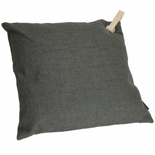 Dekokissen Catch 45x45cm Polyester lila gr�n anthrazit oder braun Kuschelkissen 