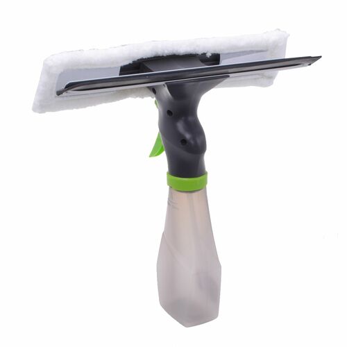 Fensterreiniger mit Spr�hflasche Scheibenreiniger Auto Abzieher Microfaserbezug