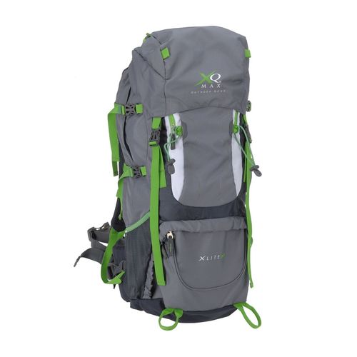 Trekkingrucksack Rucksack grau/gr�n Wanderrucksack Wandern Trekking 60L
