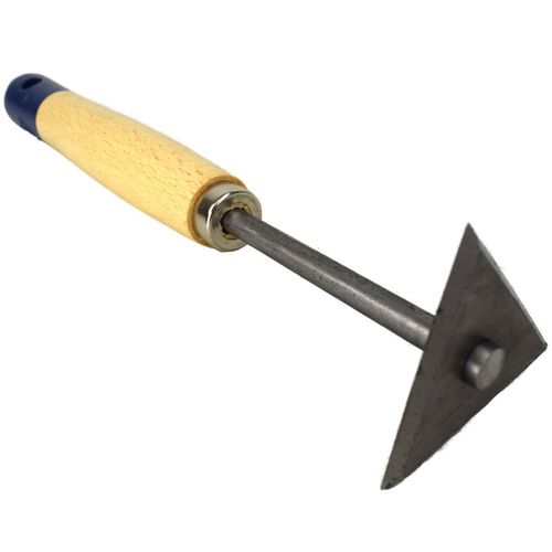 Dreikant-Schaber 60mm mit Holzgriff Dreikantschaber Fugenkratzer Fensterschaber