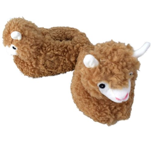 Lama Kuschel Hausschuhe bunt Gr. 31 - 36 Fun Kinderhausschuhe