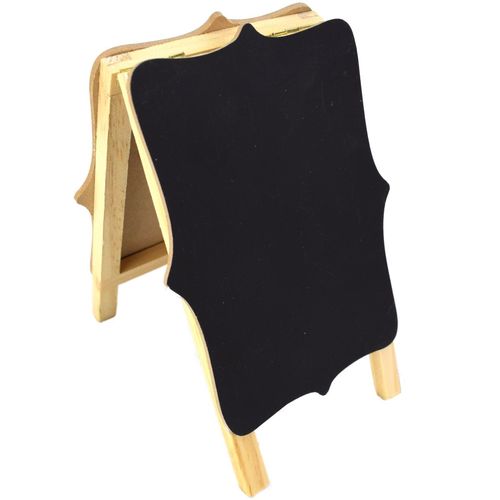 Men� Tafel mit Holzgestell 17x11cm mit Kreide Tischdeko Aufsteller beschreibbar