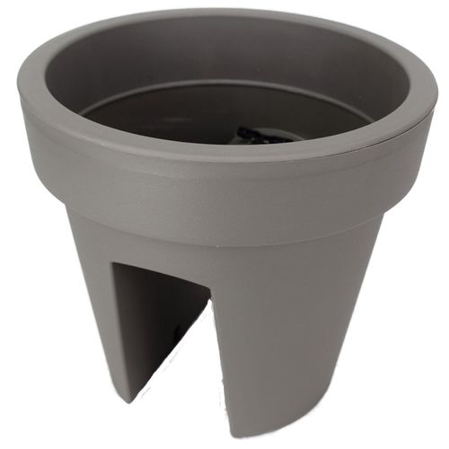 Balkonblumentopf 24x22cm Farbe w�hlbar Balkon Gel�nder Pflanztopf Blumentopf 