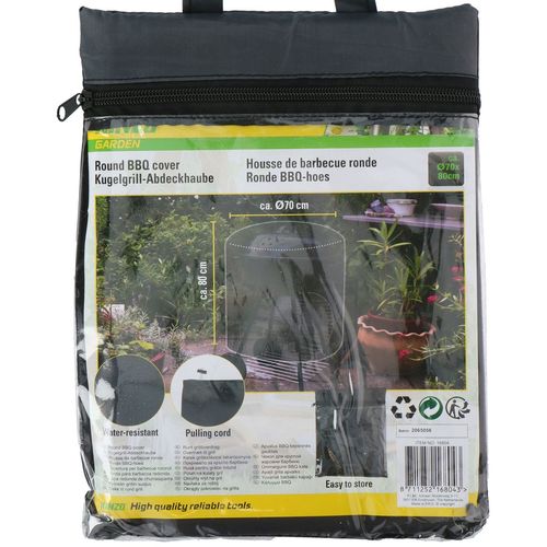 Rundgrill Abdeckung 70x80cm rund Schutzhaube Schutzh�lle Polyester Kugelgrill
