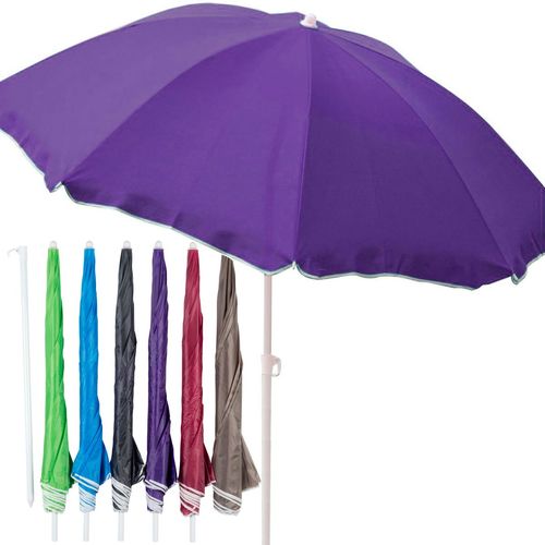 Strandschirm 170cm knickbar Sonnenschirm Schirm Nylon Gartenschirm Farbauswahl