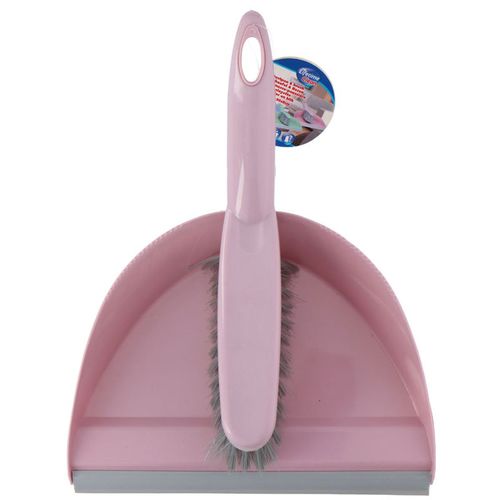 Kehrset 2tlg. Schaufel und Besen rosa, blau oder gr�n Handfeger Kehrgarnitur 