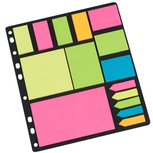 Haftmarker-Set 300tlg. Haftnotiz A4 Ringbinder Memo Page Marker Labels Neon