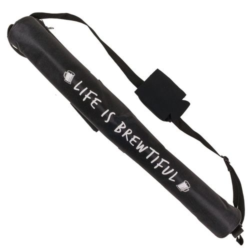 Getr�nkek�hlbeutel zum Umh�ngen 70cm schwarz K�hltasche Flaschenrucksack