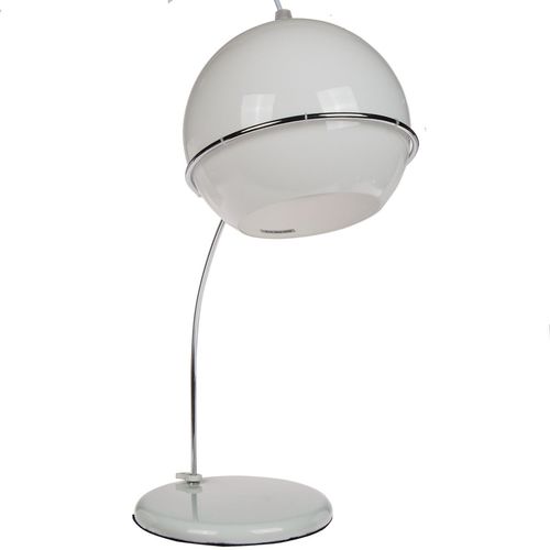 Tischlampe Glas / Metall in wei�, gr�n oder blau Leuchte 38cm E14 max. 40W 230V 