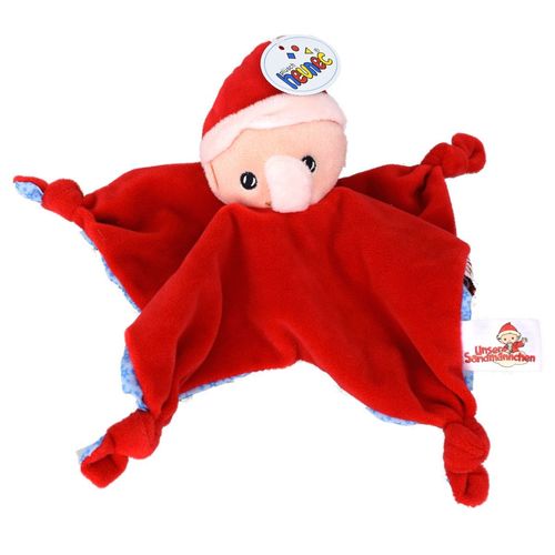 Unser Sandm�nnchen Sandmann Schnuffeltuch Kuscheltuch Schmusetuch rot blau