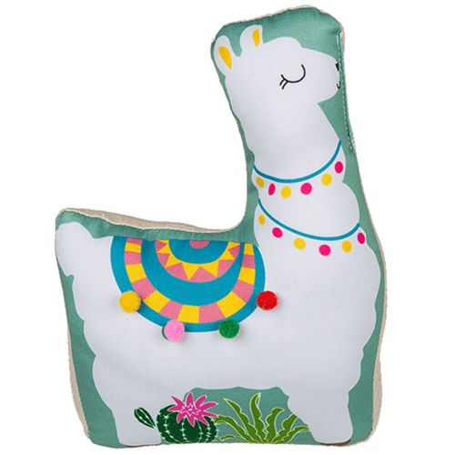 T�rstopper Lama T�rfeststeller 26cm rosa oder gr�n 1,5kg T�rhalter Stofftier 