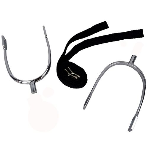 Sporen mit Dorn w�hlbar in 14, 20, 30 oder 40 mm L�nge inkl. Sporenriemen Nylon