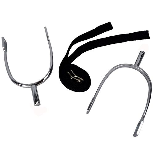 Sporen mit Dorn w�hlbar in 14, 20, 30 oder 40 mm L�nge inkl. Sporenriemen Nylon 