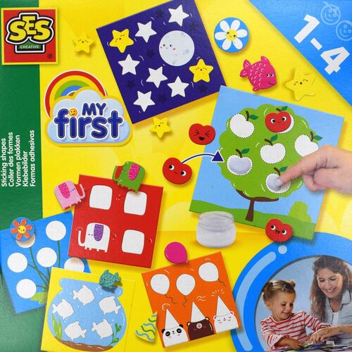 SES Creative my first Kreativset Aufkleber Sticker Spiel Klebebilder Bastelset 