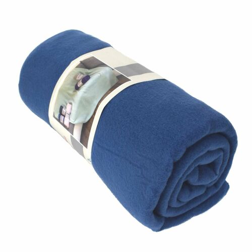 Fleecedecke Polarfleece versch. Unifarben 130x170cm Wohndecke Schlafdecke Decke 