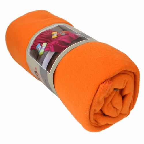 Fleecedecke Polarfleece versch. Unifarben 130x170cm Wohndecke Schlafdecke Decke 