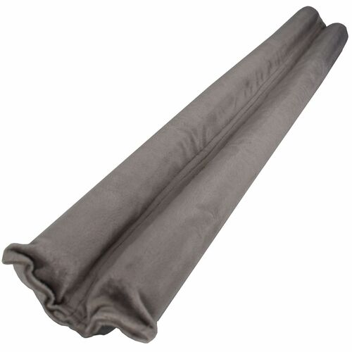 Zugluftstopper 86cm mit Doppeldichtung T�ren Microfaser schwarz, grau oder taupe 