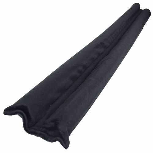 Zugluftstopper 86cm mit Doppeldichtung T�ren Microfaser schwarz, grau oder taupe 