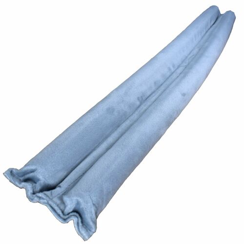 Zugluftstopper 86cm mit Doppeldichtung T�ren Microfaser schwarz, grau oder taupe 