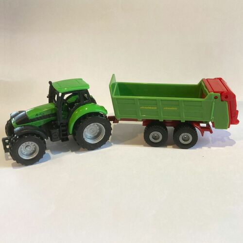 Siku 1673 Deutz Traktor mit Universalstreuer Universalstreueranh�nger Anh�nger
