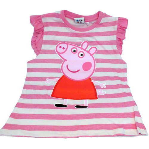 Peppa Pig Top Shirt 2 3 4 5 6 jahre pink gestreift supers�� Schweinchen