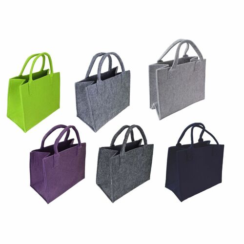 Tragetasche 35x20x28cm Filz grau, hellgrau, grn, lila, navy, anthrazit 18L
