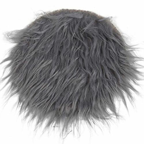 Kunstfell Unterleger Bettvorleger 30cm rund Teppich Matte Zuschnitt Farbwahl 