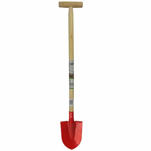 Kinder Gartenger�te Metall mit Holzstiel Spaten Spatenschaufel in Rot oder Blau 