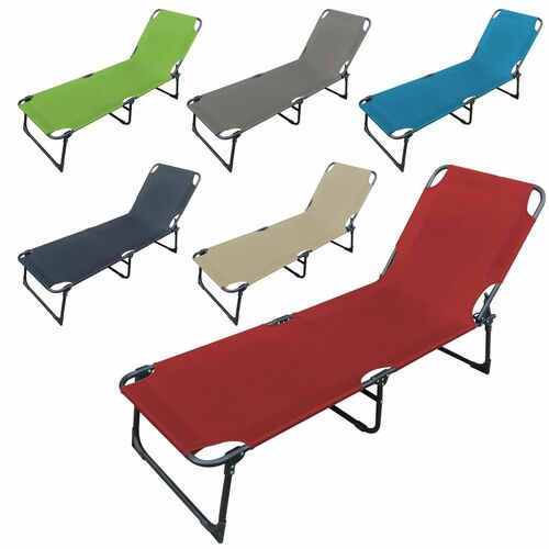 Sonnenliege 188x57x30cm versch.Farben Dreibeinliege Klappliege mit Oxford Gewebe