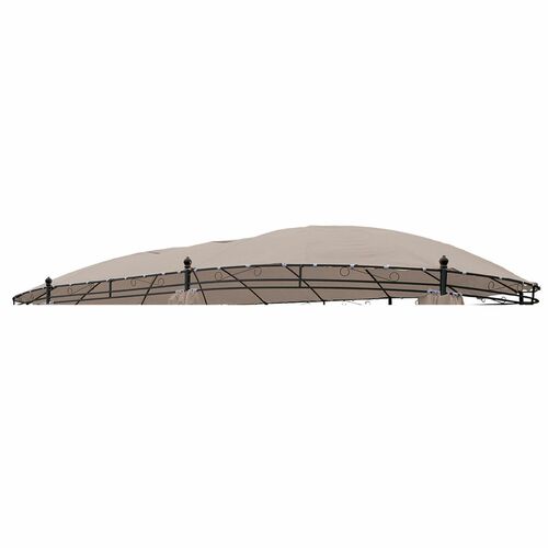 Dachstoff f�r Pavillon oval 5,3x3,5 m Polyester Ersatzdach wasserabweisend Dach 