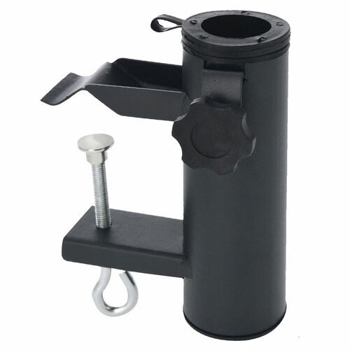 Balkonklemme Sonnenschirm Balkonschirmhalter bis zu 48mm Gartenschirm anthrazit