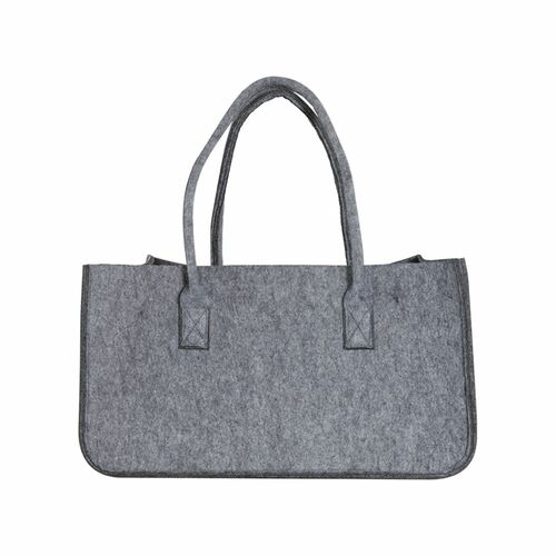 Tragetasche 50x33x26cm Filztasche grau, braun oder anthrazit Filz 42L faltbar 
